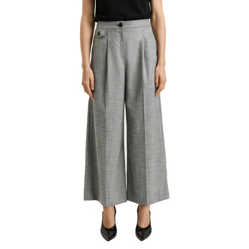 Veronika Maine Monochrome Twill Cropped Pant